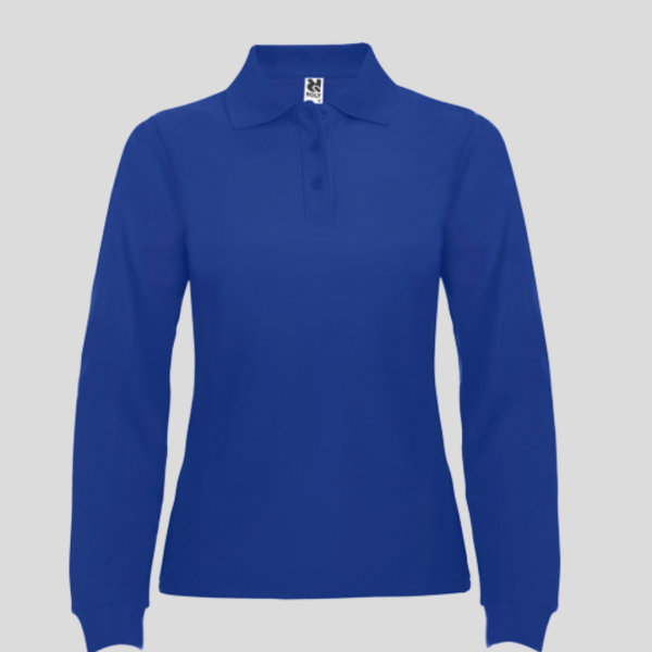 Polo de manga larga entallado. Mujer. Polo Estrella Woman L/S